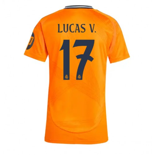 Dámy Fotbalový dres Real Madrid Lucas Vazquez #17 2024-25 Venkovní Krátký Rukáv